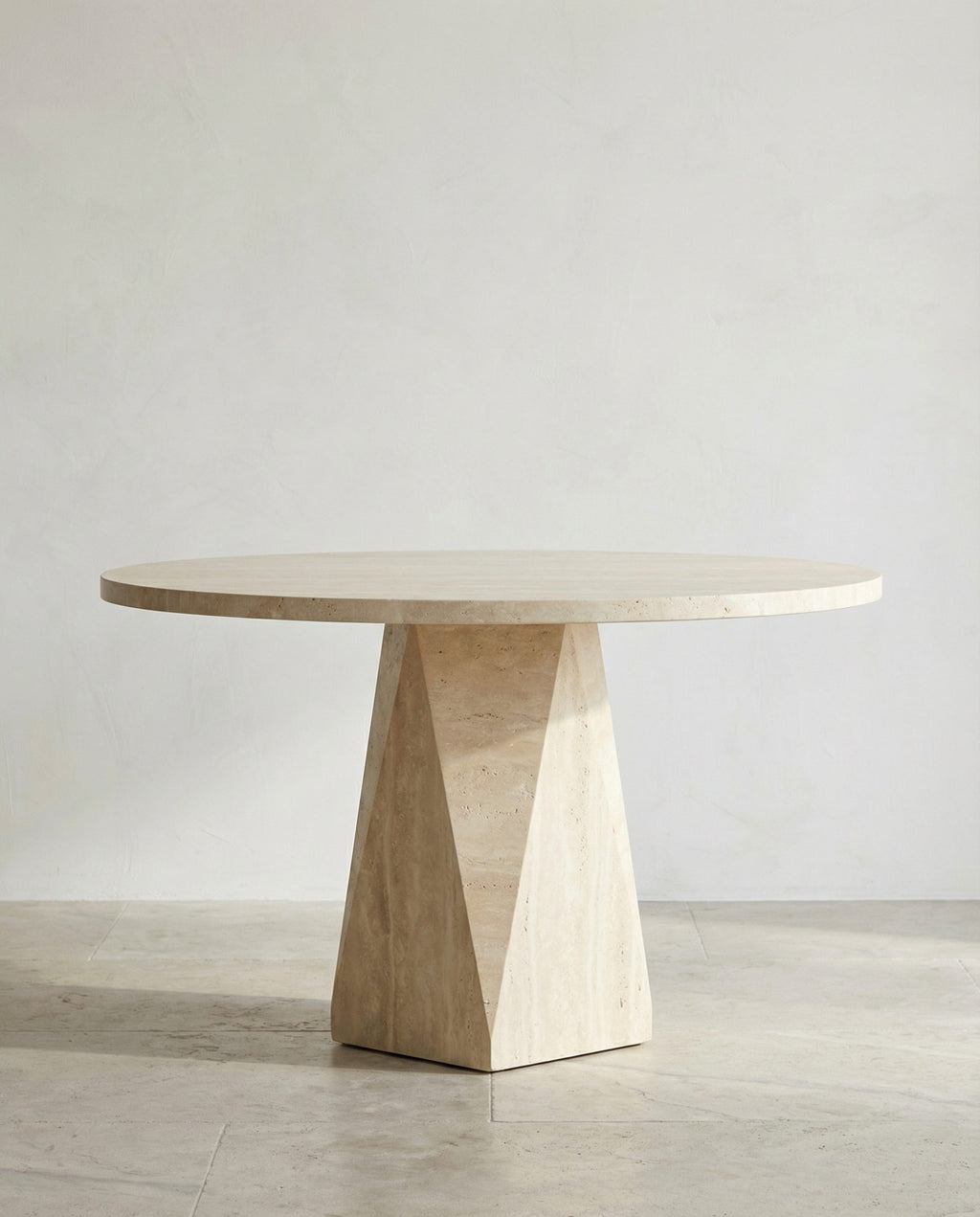 Santiago Travertine Dining Table
