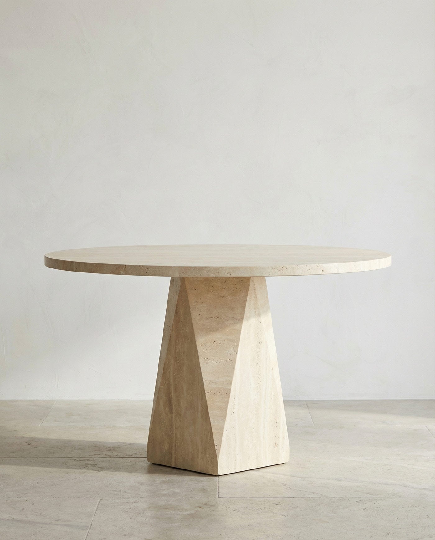 Santiago Travertine Dining Table