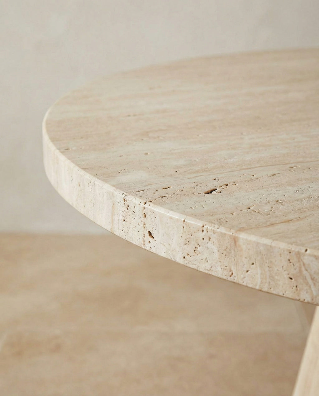 Santiago Travertine Dining Table