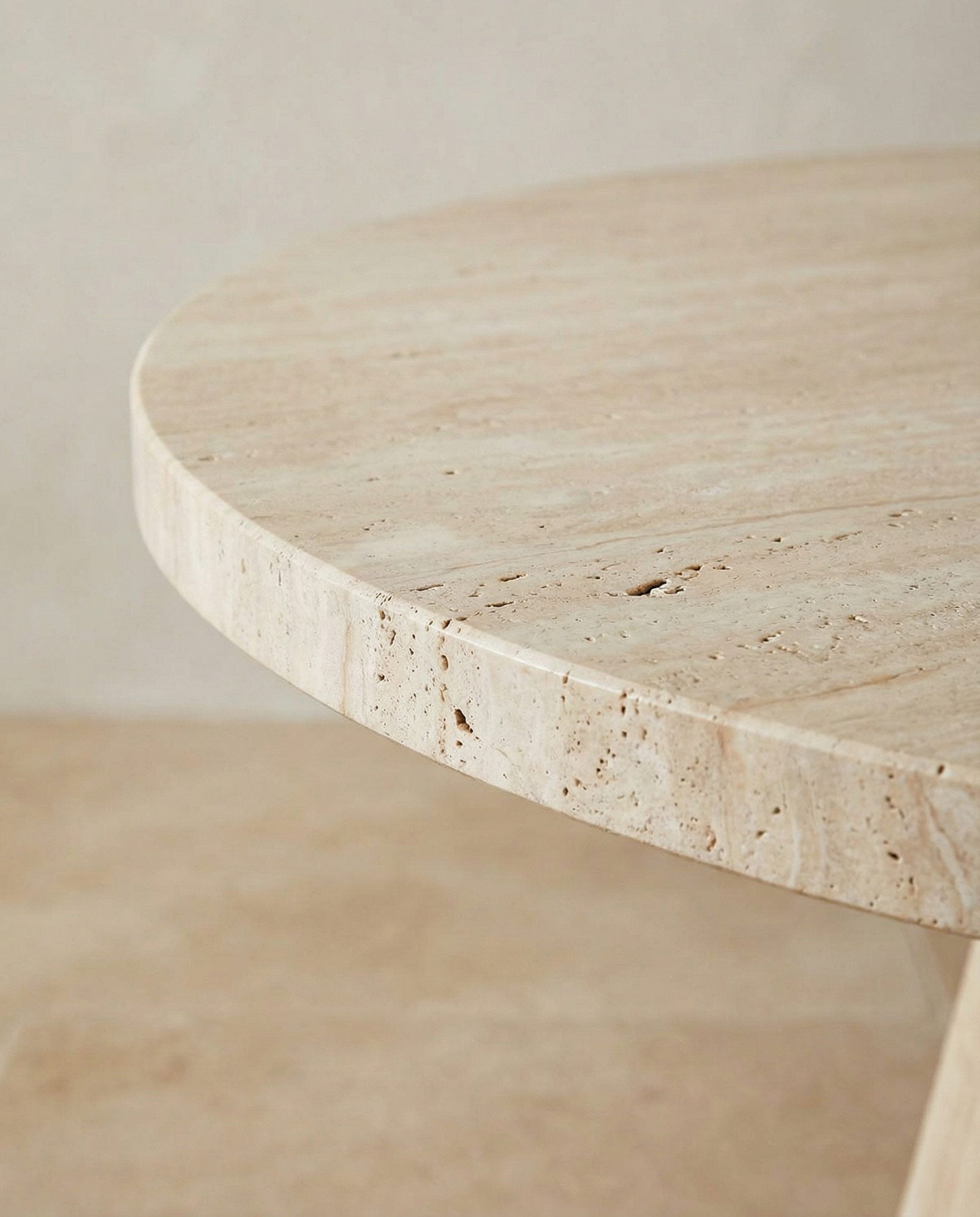 Santiago Travertine Dining Table